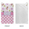 Princess & Diamond Print Microfiber Golf Towels - Small - APPROVAL