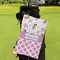 Princess & Diamond Print Microfiber Golf Towels - Small - LIFESTYLE