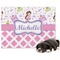 Princess & Diamond Print Dog Blanket (Personalized)