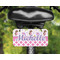 Princess & Diamond Print Mini License Plate on Bicycle - LIFESTYLE Two holes