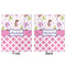 Princess & Diamond Print Minky Blanket - 50"x60" - Double Sided - Front & Back