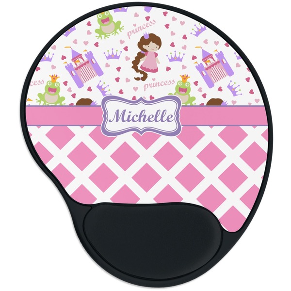Custom Princess & Diamond Print Mouse Pad with Wrist Support