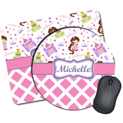 Princess & Diamond Print Mouse Pad (Personalized)
