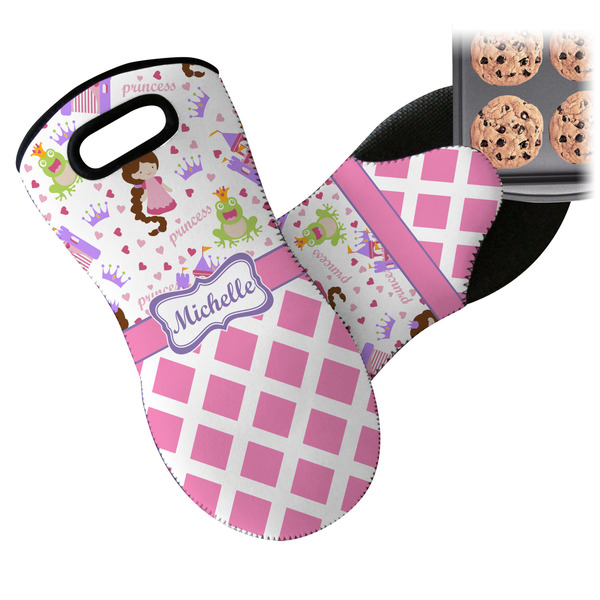 Princess & Diamond Print Neoprene Oven Mitt