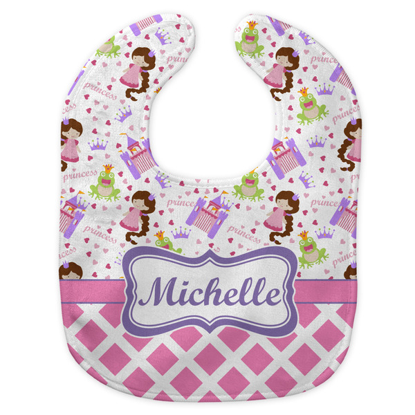 Princess & Diamond Print New Bib Flat Approval