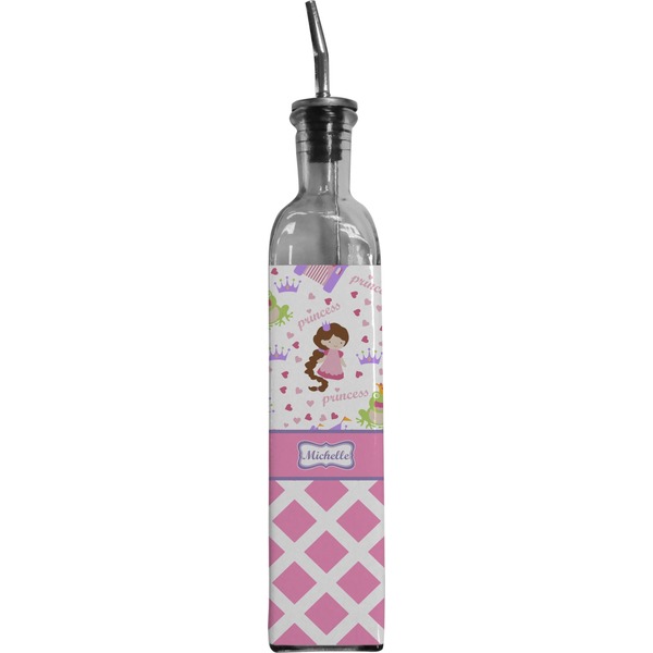 Custom Princess & Diamond Print Oil Dispenser Bottle (Personalized)