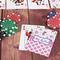 Princess & Diamond Print On Table with Poker Chips