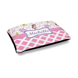 Princess & Diamond Print Outdoor Dog Bed - Medium (Personalized)