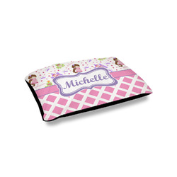 Princess & Diamond Print Outdoor Dog Bed - Small (Personalized)