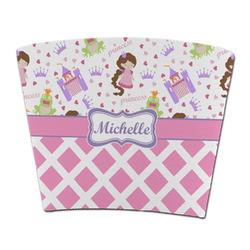 Princess & Diamond Print Party Cup Sleeve - without bottom (Personalized)