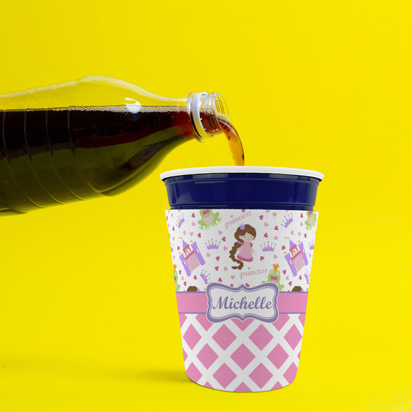 Princess & Diamond Print Party Cup Sleeves - without bottom - Lifestyle