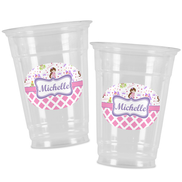 Princess & Diamond Print Party Cups - 16oz - Alt View