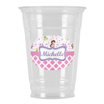 Princess & Diamond Print Party Cups - 16oz (Personalized)