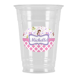 Princess & Diamond Print Party Cups - 16oz (Personalized)