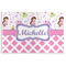 Princess & Diamond Print Disposable Paper Placemats (Personalized)