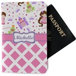 Princess & Diamond Print Passport Holder - Fabric (Personalized)