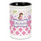 Princess & Diamond Print Ceramic Pencil Holders - Black
