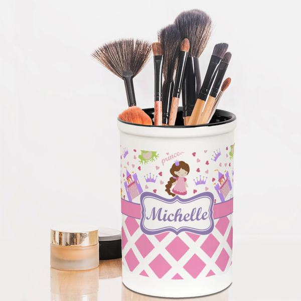 Princess & Diamond Print Pencil Holder - LIFESTYLE makeup