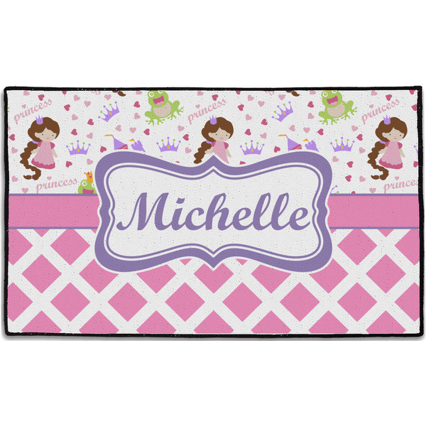 Custom Princess & Diamond Print Door Mat - 60"x36" (Personalized)