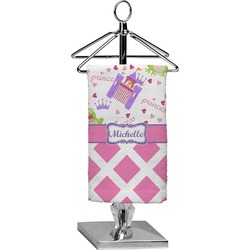 Princess & Diamond Print Finger Tip Towel - Full Print (Personalized)