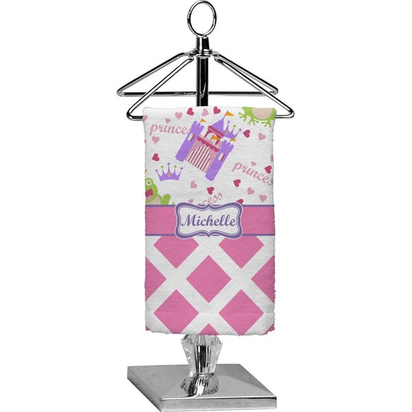 Custom Princess & Diamond Print Finger Tip Towel - Full Print (Personalized)