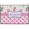Princess & Diamond Print Door Mat - 36"x24" (Personalized)