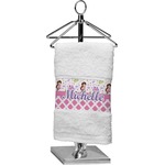 Princess & Diamond Print Cotton Finger Tip Towel (Personalized)