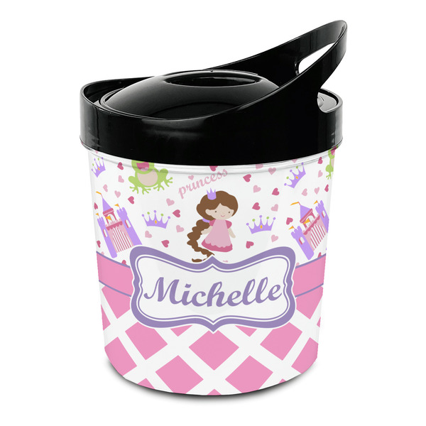 Custom Princess & Diamond Print Plastic Ice Bucket (Personalized)