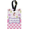 Princess & Diamond Print Personalized Rectangular Luggage Tag
