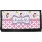 Princess & Diamond Print Canvas Checkbook Cover (Personalized)