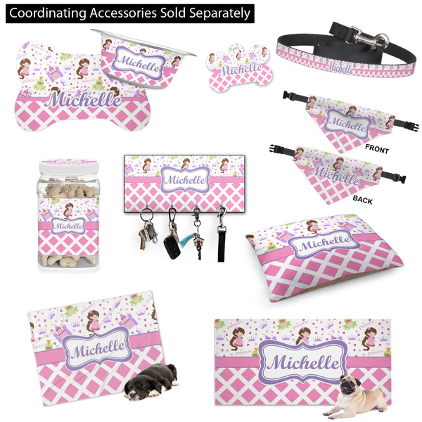Princess & Diamond Print Customized Pet Accessories