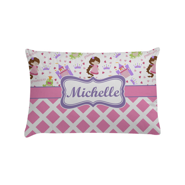 Custom Princess & Diamond Print Pillow Case - Standard (Personalized)