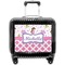 Princess & Diamond Print Pilot Bag Luggage with Wheels