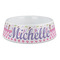 Princess & Diamond Print Plastic Dog Bowl - Large (Personalized)