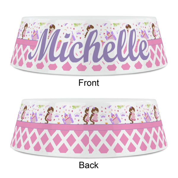 Princess & Diamond Print Plastic Pet Bowls - Small - APPROVAL