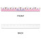 Princess & Diamond Print Plastic Ruler - 12" - APPROVAL