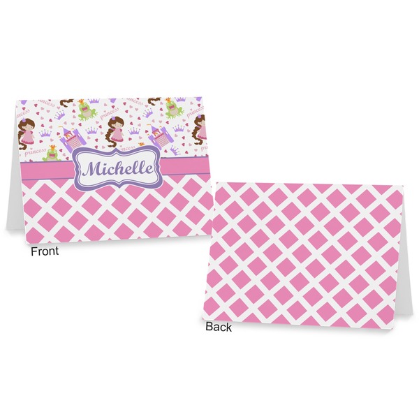 Princess & Diamond Print Postcard - Front and Back