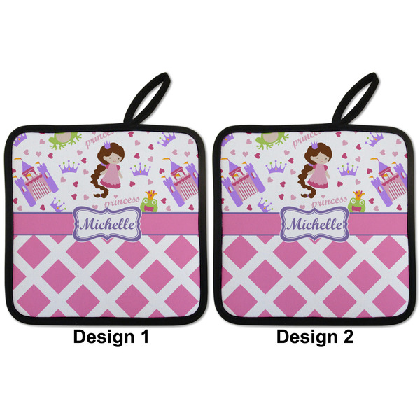 Princess & Diamond Print Pot Holders - Set of 2 APPROVAL