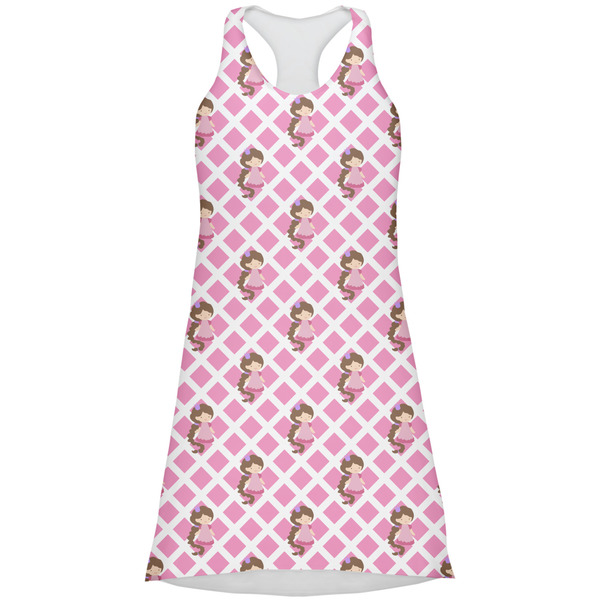 Custom Princess & Diamond Print Racerback Dress - X Small