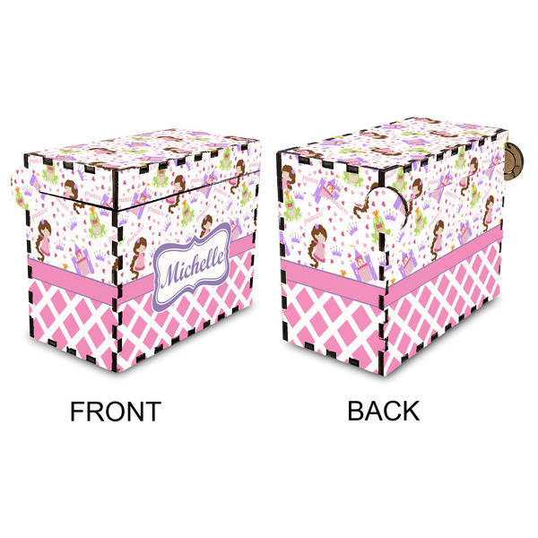 Princess & Diamond Print Recipe Box - Full Color - Approval