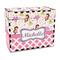 Princess & Diamond Print Wood Recipe Box - Full Color Print (Personalized)