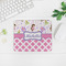 Princess & Diamond Print Rectangular Mouse Pad - LIFESTYLE 2