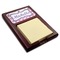 Princess & Diamond Print Red Mahogany Sticky Note Holder (Personalized)