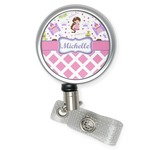 Princess & Diamond Print Retractable Badge Reel (Personalized)
