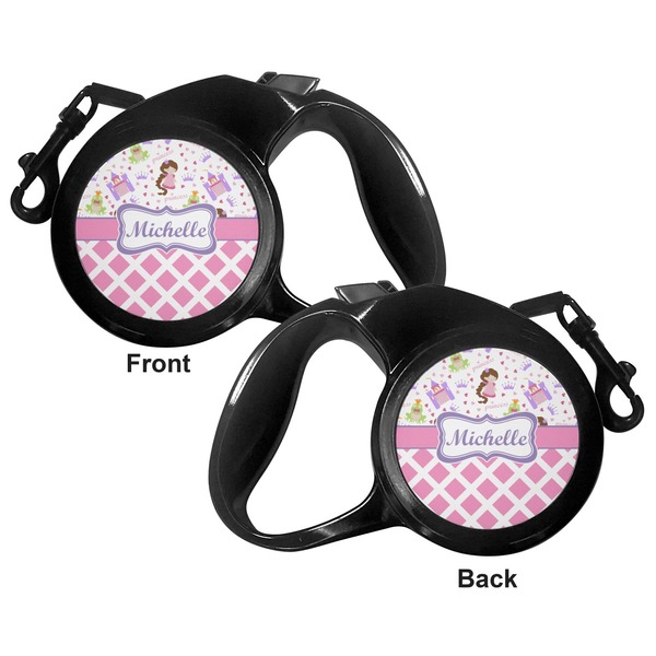 Princess & Diamond Print Retractable Dog Leash - Medium Large - Apvl