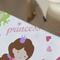 Princess & Diamond Print Large Rope Tote - Close Up View