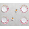 Princess & Diamond Print Round Linen Placemats - LIFESTYLE (set of 4)