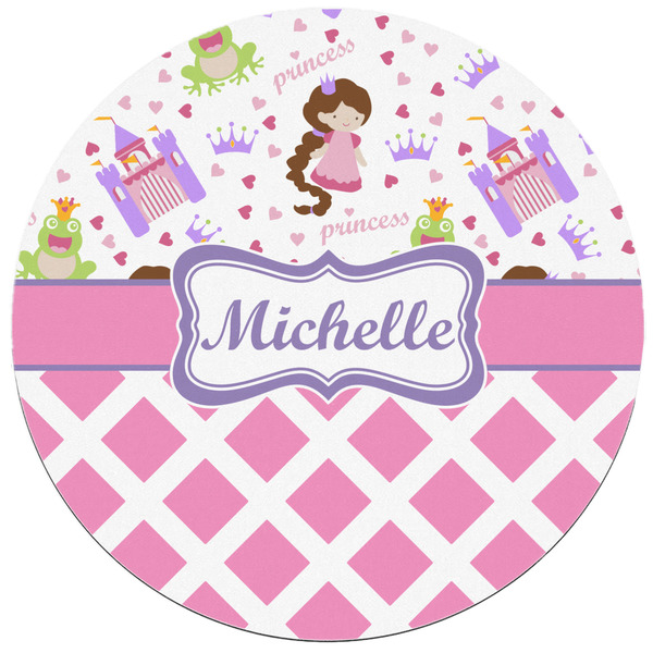 Princess & Diamond Print Round Mousepad - APPROVAL