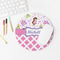 Princess & Diamond Print Round Mousepad - LIFESTYLE 2