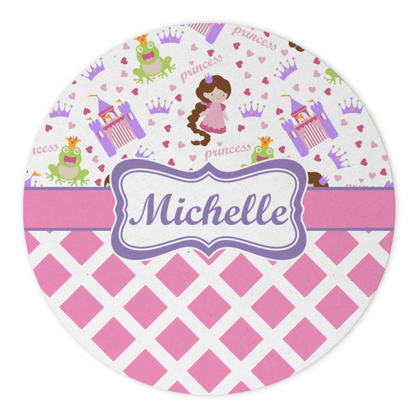 Princess & Diamond Print Round Paper Coaster - Approval